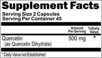 BUY 1 GET 2 FREE Quercetin 500mg 90 or 180 Capsules