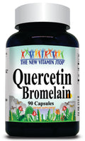 BUY 1 GET 2 FREE Quercetin & Bromelain 500mg 90 or 180 Capsules