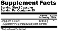 BUY 1 GET 2 FREE Jiaogulan Extract 820mg  90 or 180 Capsules