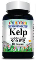 BUY 1 GET 2 FREE Kelp 900mg 200 Capsules 1 or 3 Bottle Price