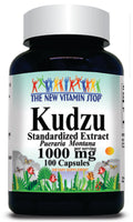BUY 1 GET 2 FREE Kudzu Root Standardized Extract 1000mg 100 Capsules