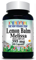 BUY 1 GET 2 FREE Lemon Balm (Melissa) 395mg 100 Capsules