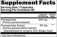 BUY 1 GET 2 FREE Pomegranate Extract 250mg 90 Capsules