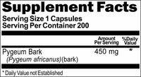 BUY 1 GET 2 FREE Pygeum Bark 450mg 200 Capsules