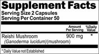 BUY 1 GET 2 FREE Reishi Mushroom 900mg 100 or 200 Capsules 1 or 3 Bottle Price