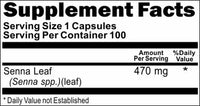 BUY 1 GET 2 FREE Senna Leaf 470mg 100 Capsules