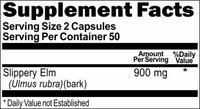 BUY 1 GET 2 FREE Slippery Elm Bark 900mg 100 Capsules