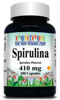 BUY 1 GET 2 FREE Spirulina 410mg 100 Capsules