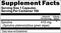 BUY 1 GET 2 FREE Spirulina 410mg 100 Capsules