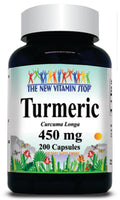 BUY 1 GET 2 FREE Turmeric 450mg 200 Capsules