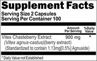 BUY 1 GET 2 FREE Vitex Chasteberry Standardized Extract 900mg 200 Capsules