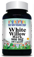 BUY 1 GET 2 FREE White Willow Bark 900mg 100 Capsules