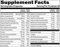 BUY 1 GET 2 FREE Advanced Multi-Vita-Min for Men Time Release 100 or 200 Capsules