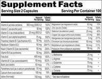BUY 1 GET 2 FREE Full Spectrum Multi-Vita-Min-Amino Iron Free 200 Capsules