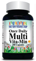 BUY 1 GET 2 FREE Once Daily Multi-Vita-Min 200 Capsules 1 or 3 Bottle Price