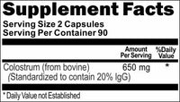BUY 1 GET 2 FREE Colostrum 650mg 180 Capsules