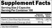 BUY 1 GET 2 FREE Full Spectrum Vitamin C Buffered and Bioflavonoids 200 Capsules