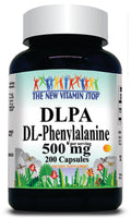 BUY 1 GET 2 FREE DL-Phenylalanine Free Form 500mg 200 Capsules