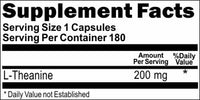 BUY 1 GET 2 FREE L-Theanine 200mg 180 Capsules