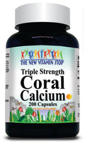 BUY 1 GET 2 FREE Triple Strength Coral Calcium 1500mg 100 or 200 Capsules