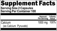 BUY 1 GET 2 FREE Calcium Pyruvate 1000mg 200caps