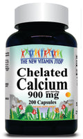 BUY 1 GET 2 FREE Chelated Calcium 900mg 200 Capsules