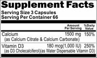 BUY 1 GET 2 FREE Super Calcium + Vitamin D 1500mg/1000IU 100 Capsules