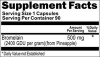 BUY 1 GET 2 FREE Bromelain 500mg 90 or 180 Capsules