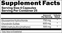 BUY 1 GET 2 FREE Triple Strength Glucosamine, Chondroitin and MSM 100 or 200 Capsules