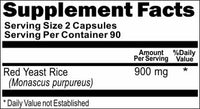 BUY 1 GET 2 FREE Red Yeast Rice 900mg 180 Capsules