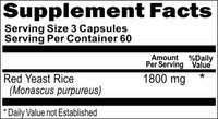 BUY 1 GET 2 FREE Super Red Yeast Rice 1800mg 180 Capsules 1 or 3 Bottle Price