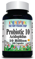 BUY 1 GET 2 FREE Probiotic 10 2000mg 100 or 200 Capsules