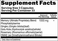 BUY 1 GET 2 FREE Phosphatidylserine 1000mg 100 or 200 Capsules