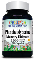 BUY 1 GET 2 FREE Phosphatidylserine 1000mg 100 or 200 Capsules