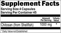 BUY 1 GET 2 FREE Chitosan 1000mg 180 Capsules
