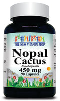BUY 1 GET 2 FREE Nopal Cactus 450mg 90 or 180 Capsules