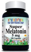 BUY 1 GET 2 FREE Melatonin 5mg 100 or 200 Capsules