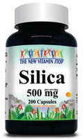 BUY 1 GET 2 FREE Silica 500mg 200 Capsules