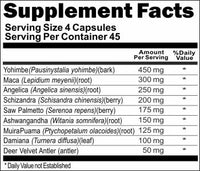 BUY 1 GET 2 FREE Libido Extreme with Yohimbe 180 Capsules