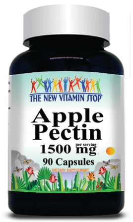 BUY 1 GET 2 FREE Apple Pectin 1500mg 90 Capsules