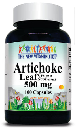 BUY 1 GET 2 FREE Artichoke Leaf 500mg 100 Capsules