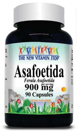 50% off Price Asafoetida 900mg 90 Capsules 1 or 3 Bottle Price