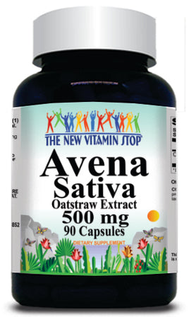 50% off Price Avena Sativa 500mg 90 or 180 Capsules 1 or 3 Bottle Price