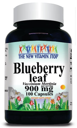 BUY 1 GET 2 FREE Blueberry Leaf 900mg 100 Capsules