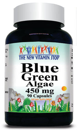 BUY 1 GET 2 FREE Blue Green Algae 450mg 90 Capsules