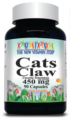 BUY 1 GET 2 FREE Cats Claw 450mg 90 or 180 Capsules