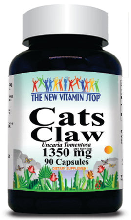 50% off Price Cats Claw Triple Strength 1350mg  90 Capsules 1 or 3 Bottle Price