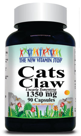 BUY 1 GET 2 FREE Cats Claw Triple Strength 1350mg  90 Capsules