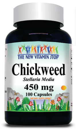 50% off Price Chickweed 450mg 100 Capsules 1 or 3 Bottle Price