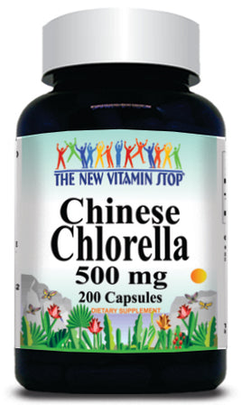 BUY 1 GET 2 FREE Chinese Chlorella 500mg 200 Capsules